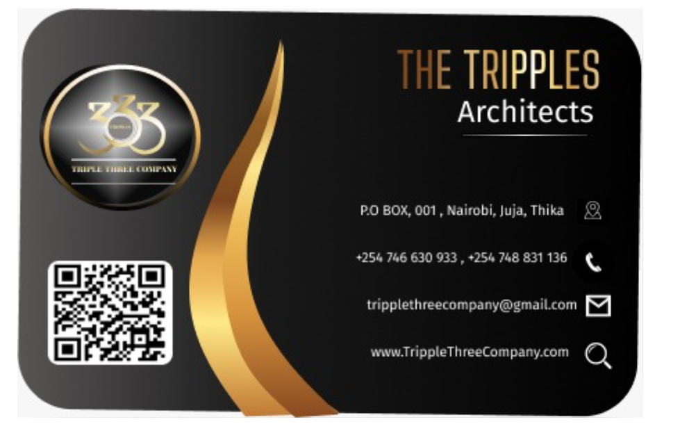 The Tripples Architects business card